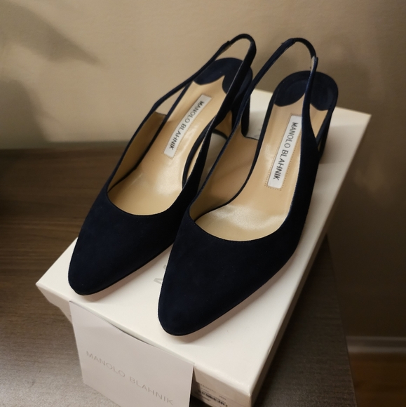 Manolo Blahnik Allurasa 50 Slingback pumps - Picture 2 of 9